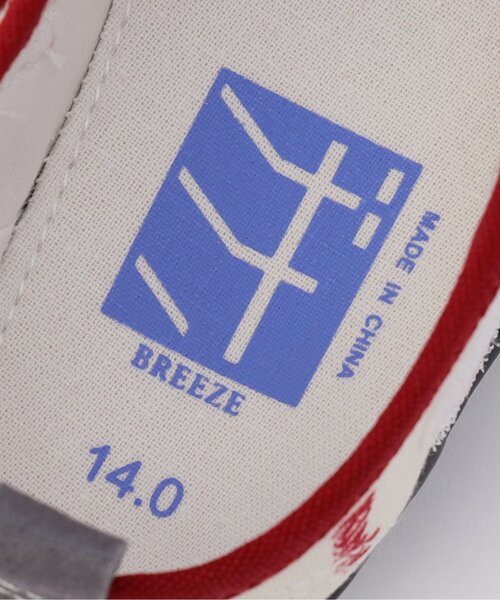 BREEZE（ブリーズ）の「上履き（スリッポン・キッズ・レッド/チャコール/ベージュ・19/18/17/16/15 /14）」の11枚目の写真