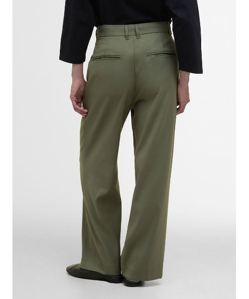 Barbour(バブアー)の「Roselyn ワイド トラウザーズ(レディース)(スラックス・レディース・グリーン・SMALL/MEDIUM)」の4枚目の写真