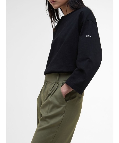 Barbour(バブアー)の「Roselyn ワイド トラウザーズ(レディース)(スラックス・レディース・グリーン・SMALL/MEDIUM)」の5枚目の写真