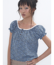 EXPIRED GIRL（エクスパイアードガール）の「Bonnie Top Floral（Tシャツ/カットソー）」