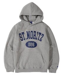 ST. MORITZ HOODIE (MELANGE GREY)