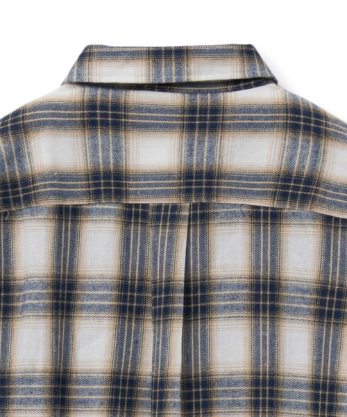 STENDS（ステンズ）の「[M~4XL] オールデイベーシックチェックシャツ_ST-06 (アイボリー)（シャツ/ブラウス・メンズ・その他・MEDIUM/LARGE/XX-LARGE/XXXX-LARGE）」の12枚目の写真
