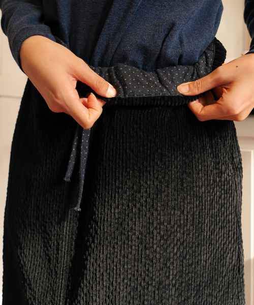Aurora Corduroy Skirt Black