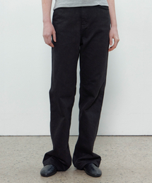 BASIC SEMI BOOTCUT DENIM (BLACK)