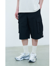 ACEI（アセイ）の「Black Nylon Ripstop Half Cargo Pants（その他パンツ）」