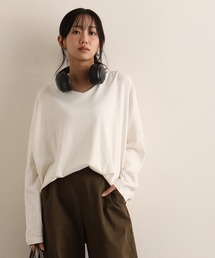 ドルマンスリーブVネックTシャツ