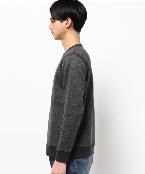 ikka(イッカ)の「プリントフリーストレーナー(スウェット・メンズ・オリーブ/チャコールグレー・X-LARGE/MEDIUM/SMALL/LARGE)」の3枚目の写真