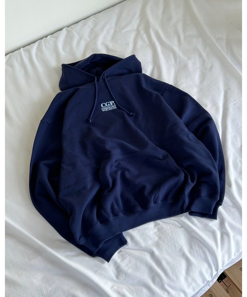 codegraphy（コードグラフィー）の「CGP Small Square Logo One Point hoodie（パーカー・メンズ・ブラウン/ダークグリーン/グレー系/Navy/Black・LARGE/MEDIUM）」の5枚目の写真