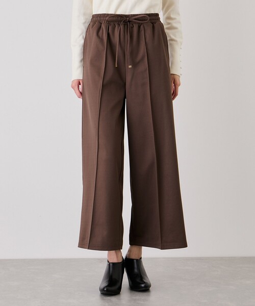 Jayro(ジャイロ)の「カットツイル裏起毛ワイドパンツ(その他パンツ・レディース・ブラック/ダークブラウン/キャメル・M)」の10枚目の写真