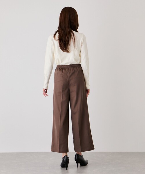 Jayro(ジャイロ)の「カットツイル裏起毛ワイドパンツ(その他パンツ・レディース・ブラック/ダークブラウン/キャメル・M)」の16枚目の写真
