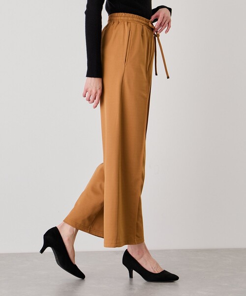 Jayro(ジャイロ)の「カットツイル裏起毛ワイドパンツ(その他パンツ・レディース・ブラック/ダークブラウン/キャメル・M)」の19枚目の写真