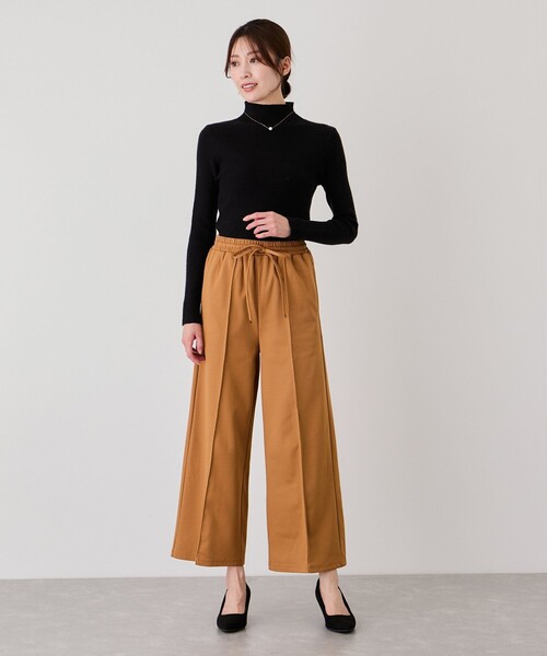 Jayro(ジャイロ)の「カットツイル裏起毛ワイドパンツ(その他パンツ・レディース・ブラック/ダークブラウン/キャメル・M)」の21枚目の写真