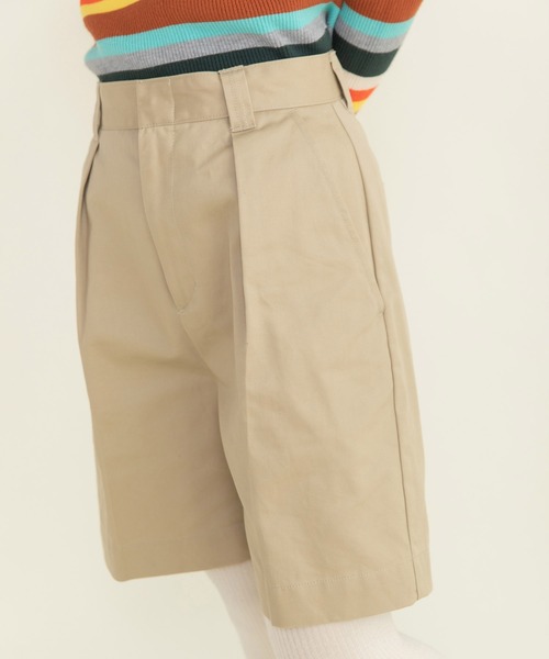 My Fav. CHILD WOMAN（マイファブチャイルドウーマン）の「ヴィンテージチノクロス ショートパンツ（チノパンツ・レディース・ベージュ系その他・38/36）」の3枚目の写真