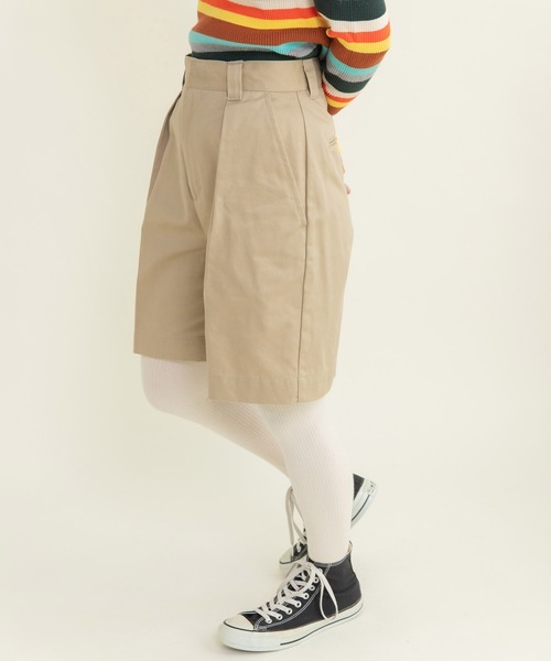 My Fav. CHILD WOMAN（マイファブチャイルドウーマン）の「ヴィンテージチノクロス ショートパンツ（チノパンツ・レディース・ベージュ系その他・38/36）」の4枚目の写真