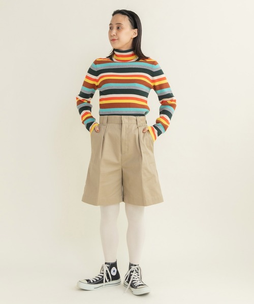 My Fav. CHILD WOMAN（マイファブチャイルドウーマン）の「ヴィンテージチノクロス ショートパンツ（チノパンツ・レディース・ベージュ系その他・38/36）」の7枚目の写真