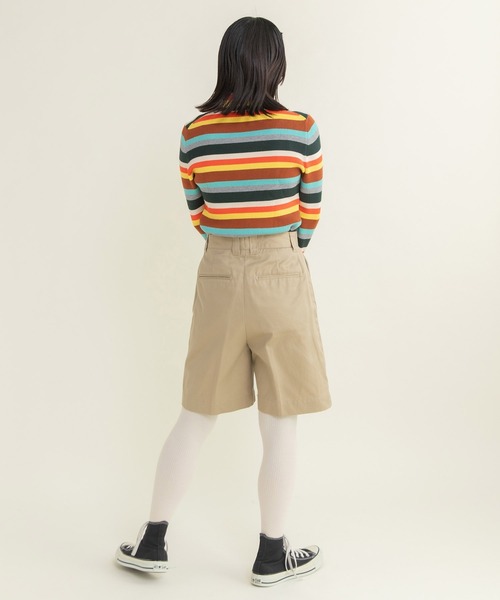 My Fav. CHILD WOMAN（マイファブチャイルドウーマン）の「ヴィンテージチノクロス ショートパンツ（チノパンツ・レディース・ベージュ系その他・38/36）」の9枚目の写真