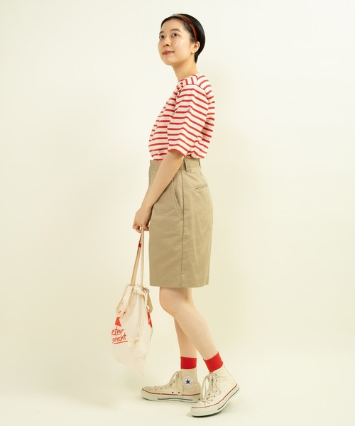 My Fav. CHILD WOMAN（マイファブチャイルドウーマン）の「ヴィンテージチノクロス ショートパンツ（チノパンツ・レディース・ベージュ系その他・38/36）」の20枚目の写真