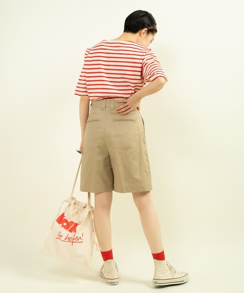 My Fav. CHILD WOMAN（マイファブチャイルドウーマン）の「ヴィンテージチノクロス ショートパンツ（チノパンツ・レディース・ベージュ系その他・38/36）」の21枚目の写真