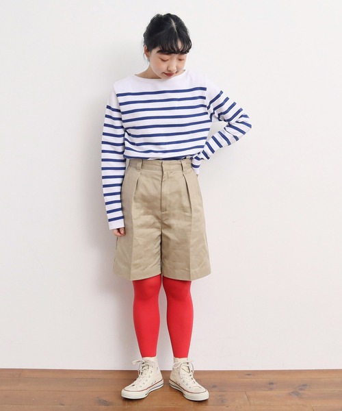 My Fav. CHILD WOMAN（マイファブチャイルドウーマン）の「ヴィンテージチノクロス ショートパンツ（チノパンツ・レディース・ベージュ系その他・38/36）」の13枚目の写真