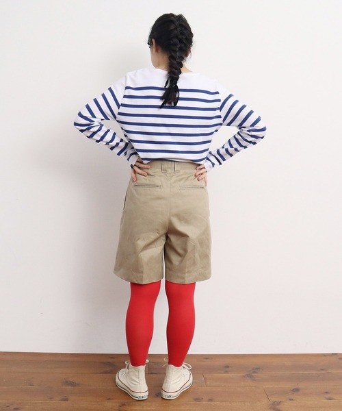 My Fav. CHILD WOMAN（マイファブチャイルドウーマン）の「ヴィンテージチノクロス ショートパンツ（チノパンツ・レディース・ベージュ系その他・38/36）」の14枚目の写真