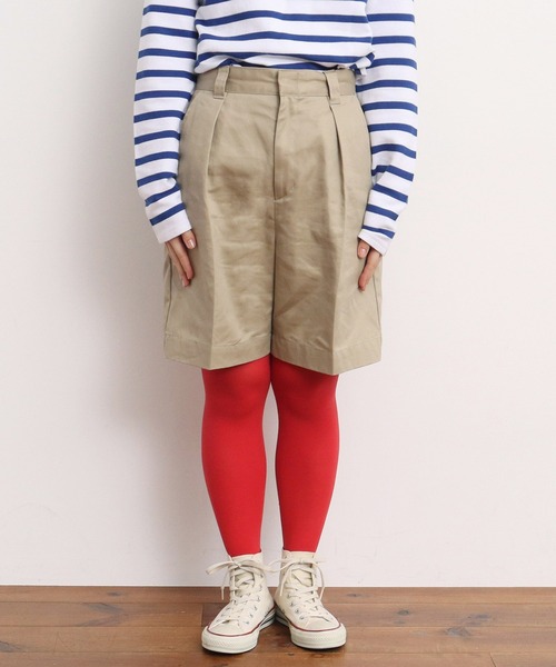 My Fav. CHILD WOMAN（マイファブチャイルドウーマン）の「ヴィンテージチノクロス ショートパンツ（チノパンツ・レディース・ベージュ系その他・38/36）」の22枚目の写真