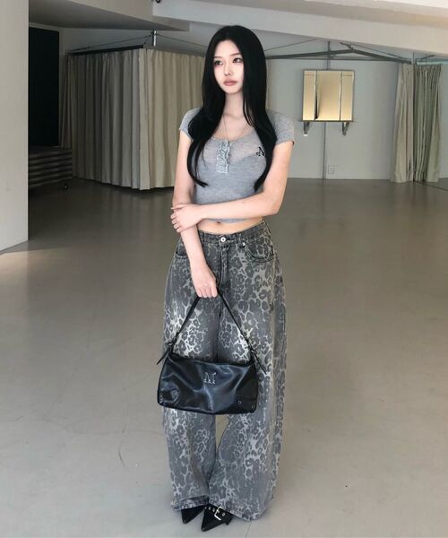 MUCENT（ムセント）の「ディートスナップボタンレオパードホピワイドパンツ（その他パンツ・レディース・レオパード・SMALL/MEDIUM/LARGE/X-LARGE/2XL）」の19枚目の写真