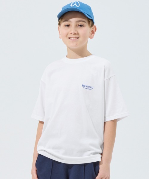 KRIFF MAYER Kid's Collection(クリフメイヤーキッズコレクション)の「【吸水速乾】COOL MAX半袖T(レンチキュラーpt.)(Tシャツ/カットソー・キッズ・オフホワイト/ブラック/パープル/ベージュ・150/140/120/130/170/160)」の5枚目の写真