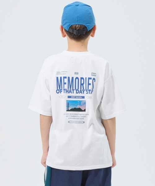 KRIFF MAYER Kid's Collection(クリフメイヤーキッズコレクション)の「【吸水速乾】COOL MAX半袖T(レンチキュラーpt.)(Tシャツ/カットソー・キッズ・オフホワイト/ブラック/パープル/ベージュ・150/140/120/130/170/160)」の6枚目の写真