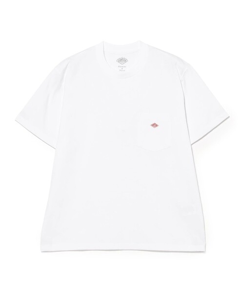 Ray BEAMS(レイビームス)の「DANTON / ソリッド ポケット Tシャツ(Tシャツ/カットソー・レディース・ネイビー/オレンジ/ホワイト/グレー・SMALL/MEDIUM)」の1枚目の写真