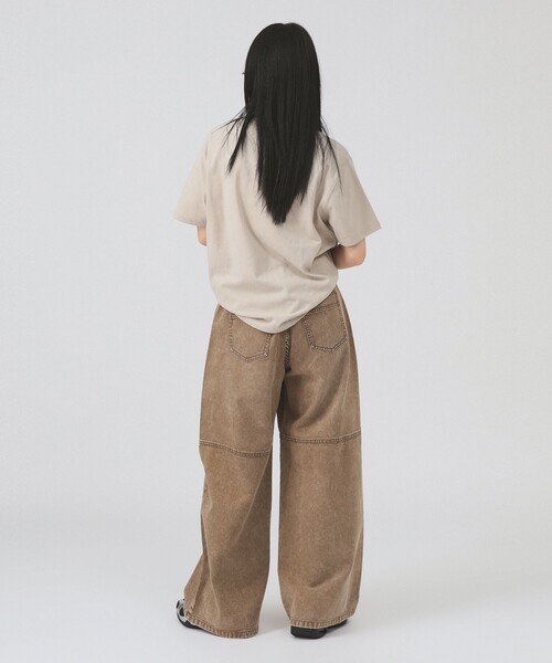Ray BEAMS(レイビームス)の「DANTON / ソリッド ポケット Tシャツ(Tシャツ/カットソー・レディース・ネイビー/オレンジ/ホワイト/グレー・SMALL/MEDIUM)」の17枚目の写真