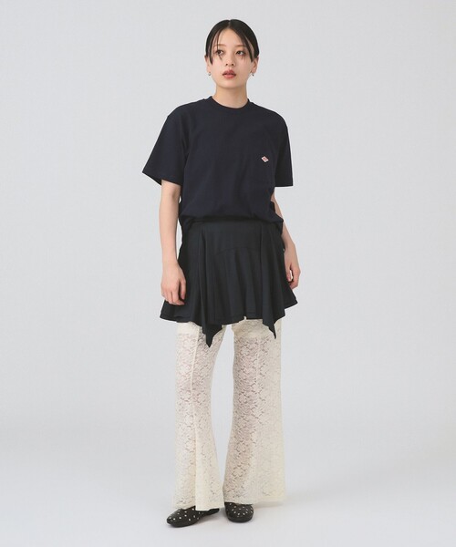 Ray BEAMS(レイビームス)の「DANTON / ソリッド ポケット Tシャツ(Tシャツ/カットソー・レディース・ネイビー/オレンジ/ホワイト/グレー・SMALL/MEDIUM)」の13枚目の写真