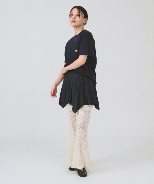 Ray BEAMS(レイビームス)の「DANTON / ソリッド ポケット Tシャツ(Tシャツ/カットソー・レディース・ネイビー/オレンジ/ホワイト/グレー・SMALL/MEDIUM)」の14枚目の写真