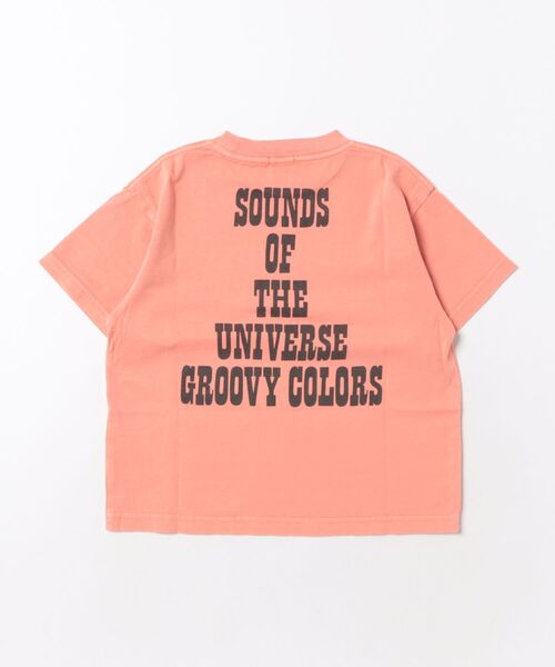 GROOVY COLORS（グルービーカラーズ）の「Over-dyed SNOOPY Tee（Tシャツ/カットソー・キッズ・オレンジ・125/115）」の2枚目の写真