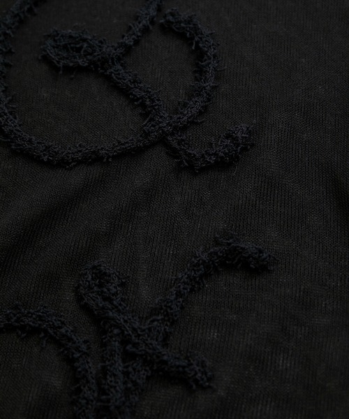LE CERCLE par rope'(ルセルクルパーロペ)の「【新色追加】コード刺繍シアーカーディガン(カーディガン/ボレロ・レディース・ライトグレー/ホワイト系その他3/ブラック/ブラック系/レッド系・FREE)」の15枚目の写真