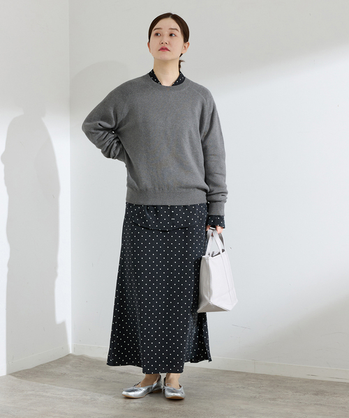 IENA（イエナ）の「《追加2》スイビスムースプルオーバー（ニット/セーター・レディース・ピンク/サックスブルー/チャコールグレー・FREE）」の16枚目の写真