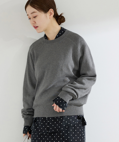 IENA（イエナ）の「《追加2》スイビスムースプルオーバー（ニット/セーター・レディース・ピンク/サックスブルー/チャコールグレー・FREE）」の20枚目の写真