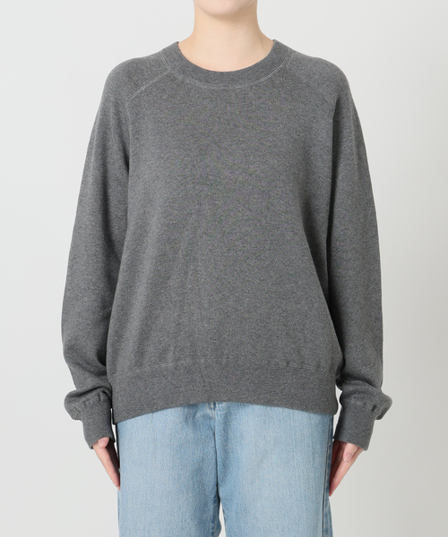 IENA（イエナ）の「《追加2》スイビスムースプルオーバー（ニット/セーター・レディース・ピンク/サックスブルー/チャコールグレー・FREE）」の5枚目の写真