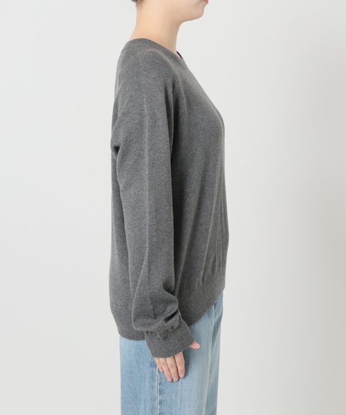 IENA（イエナ）の「《追加2》スイビスムースプルオーバー（ニット/セーター・レディース・ピンク/サックスブルー/チャコールグレー・FREE）」の8枚目の写真