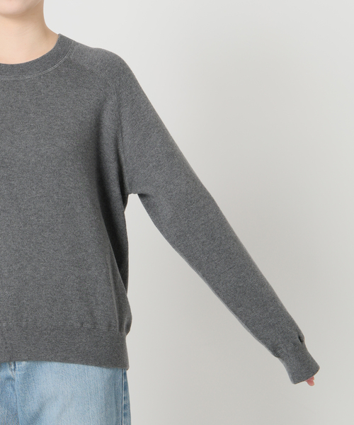 IENA（イエナ）の「《追加2》スイビスムースプルオーバー（ニット/セーター・レディース・ピンク/サックスブルー/チャコールグレー・FREE）」の9枚目の写真