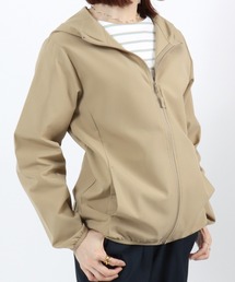 Salong hameu（サロン ハミュー）の「撥水・防花粉・UVカット ナチュラルストレッチ フード付きライトアウター/パーカー（マウンテンパーカー）」