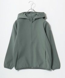 Salong hameu（サロン ハミュー）の「撥水・防花粉・UVカット ナチュラルストレッチ フード付きライトアウター/パーカー（マウンテンパーカー）」