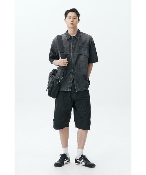 NICE GHOST CLUB(ナイスゴーストクラブ)の「WASHED MECHANIC CAPRI PANTS_RED(NG2EMUPA62A)(その他パンツ・レディース・レッド・S/M/L)」の7枚目の写真