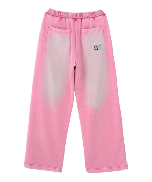 X-girl(エックスガール)の「FACE LABEL WASHED SWEATPANTS(スウェットパンツ・レディース・ブラック/ライトブルー/ピンク・S/M)」の15枚目の写真