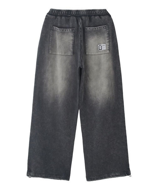 X-girl(エックスガール)の「FACE LABEL WASHED SWEATPANTS(スウェットパンツ・レディース・ブラック/ライトブルー/ピンク・S/M)」の17枚目の写真