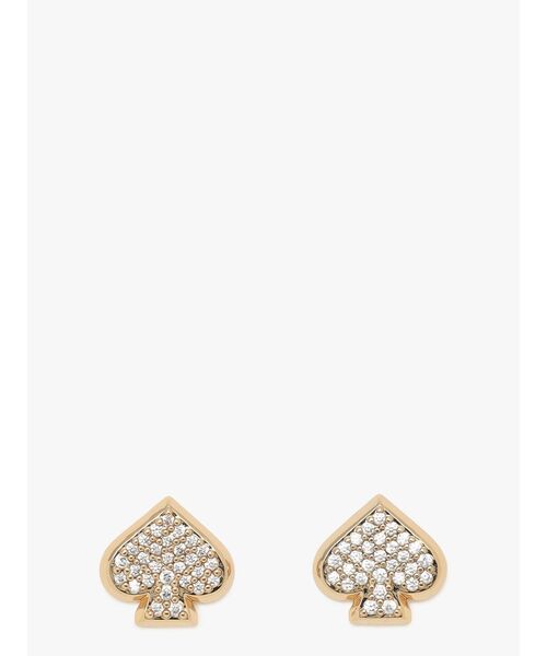 kate spade new york（ケイトスペード ニューヨーク）の「エブリデイ スペード パヴェ スタッズ（ピアス（両耳用）・レディース・ベージュ・ONESIZE）」の2枚目の写真