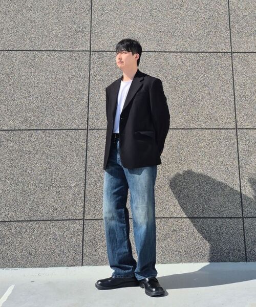 ANALOG MOOD(アナログムード)の「サンドウォッシングセミワイドデニムパンツ(濃紺)(デニムパンツ・メンズ・その他・M)」の4枚目の写真