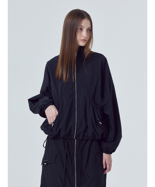 ETMON(エトモン)の「Double Pocket Wind Jumper, Black(ナイロンジャケット・レディース・その他・FREE)」の1枚目の写真