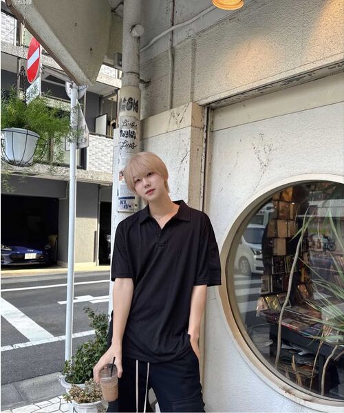 CQR（シーキューアール）の「アウトドアカラー半袖Tシャツブラック（ポロシャツ・メンズ・ブラック・L/XL/XXL/XXX-LARGE）」の2枚目の写真