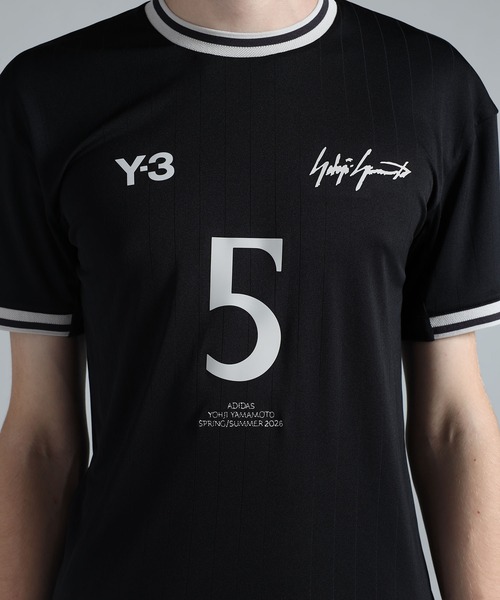 Y-3(ワイスリー)の「Y-3 ELITE 5 SHORT SLEEVE FOOTBALL TEE(Tシャツ/カットソー・メンズ・ブラック・XX-SMALL/X-SMALL/SMALL/MEDIUM/LARGE/X-LARGE/XX-LARGE)」の8枚目の写真