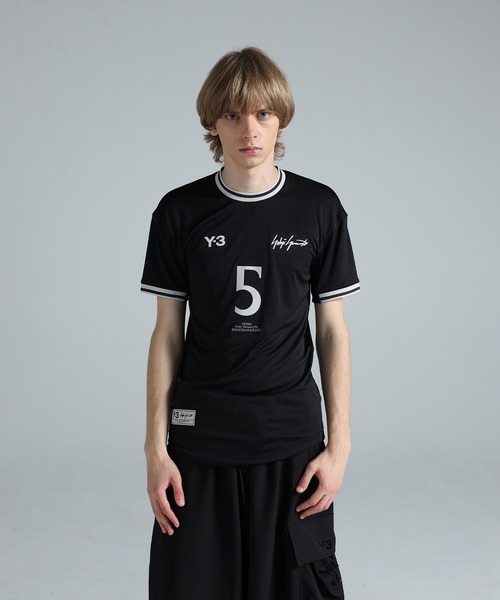 Y-3(ワイスリー)の「Y-3 ELITE 5 SHORT SLEEVE FOOTBALL TEE(Tシャツ/カットソー・メンズ・ブラック・XX-SMALL/X-SMALL/SMALL/MEDIUM/LARGE/X-LARGE/XX-LARGE)」の3枚目の写真